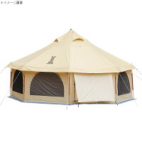 テント ドッペルギャンガーアウトドア タケノコテント T8-495 ベージュ/オレンジ