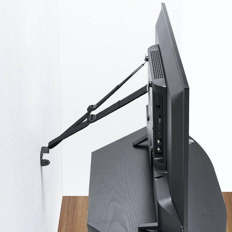 サンワサプライ テレビ転倒防止ベルト100-PL023
