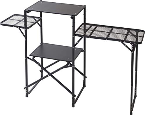 キャンパーズコレクション 山善 タフライトテーブル　黒　TLT-6090 MBK アウトドアテーブル (幅90奥行60cm) TLT-6090 山善 | 山善
