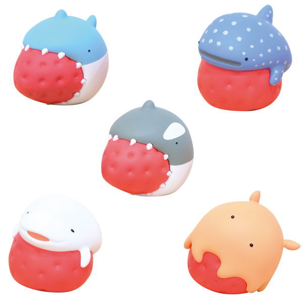 楽天市場】Qualia 粘土作家ぽぼっと いちご大福になった サメと仲間