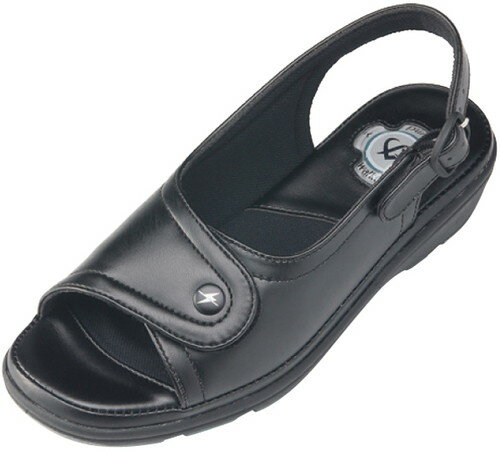 purewalker ピュアウォーカー オフィスサンダル プロフェッショナル PW8501 静電気防止 屋外OK スニーカーソール エアクッション 制菌防臭 幅調整可能 ヒール高4cm