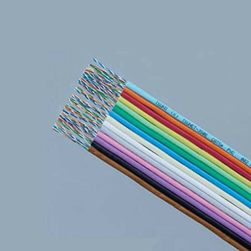 通信興業 cat5e lanケーブル  き tsunet-350e 0.5-4p 黄色