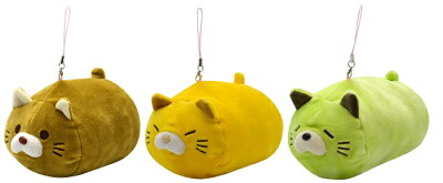 ラウンドワン限定新品パステルごろねこサミットぬいぐるみのびるよにゃもちだるいぬ団 新品パステルラウンドワン限定ごろねこサミットぬいぐるみのびる