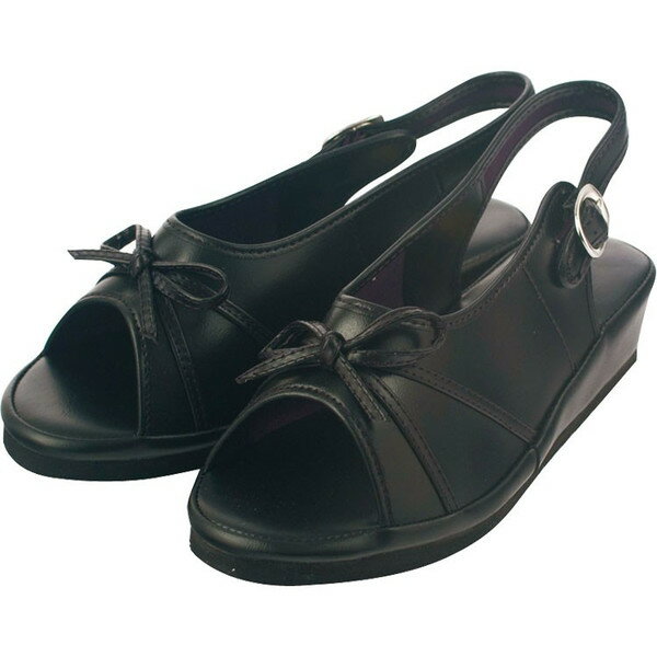 その他 リボンサンダル ブラック M