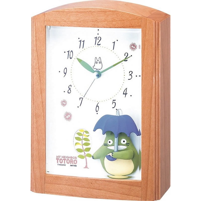 リズム(RHYTHM) となりのトトロ 掛け時計 4MJ429-M06