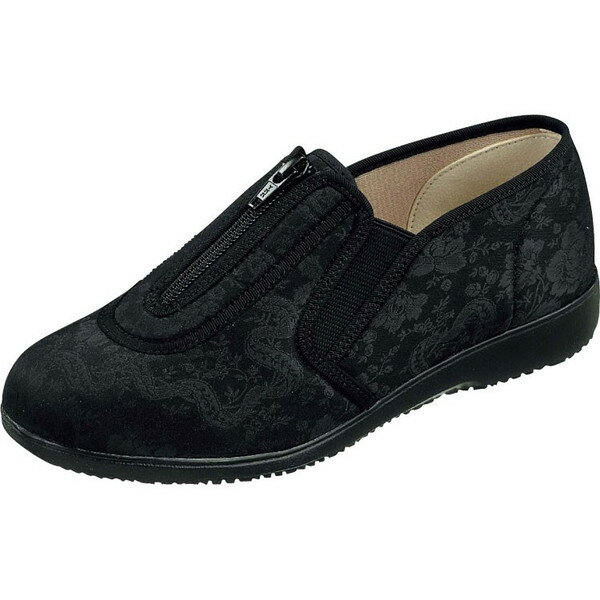 広島化成 くつろぎエルダー329 KE329 ブラック 23.5cm