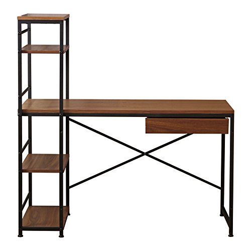 岩附 ラック付きデスク IWP-120 IWP-120-BR