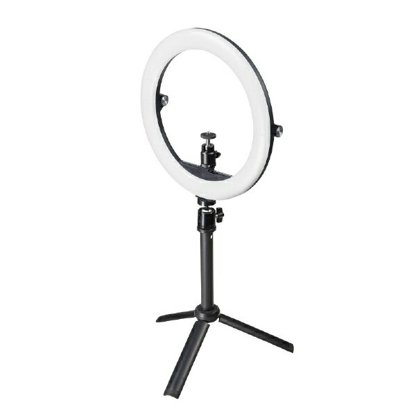 サンワサプライ WEBカメラ用LEDライト付きスタンド テレワーク CMS-STN2BK