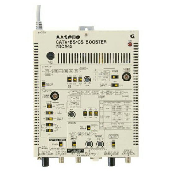 マスプロ CATV・BS・CSブースター 10BCAW40S 4K8K 美品 Amazon.co.jp: マスプロ CATV・BS・CSブースター 40dB型 屋内用