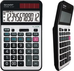 シャープ EL-G37 学校用電卓 12桁 早打ち機能 2キーロールオーバー