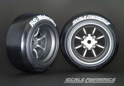 楽天市場】SCALE DYNAMICS sd10109 v16d rsワタナベホイール+ ブラック