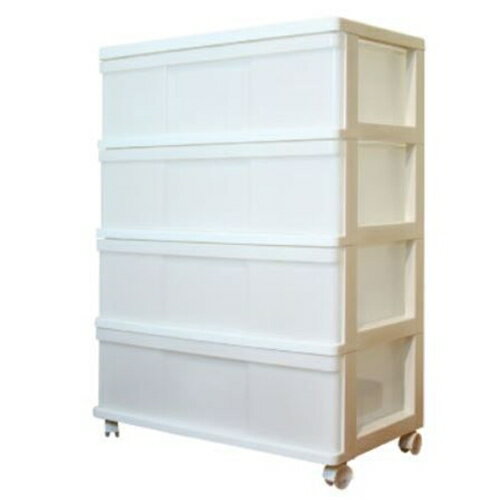 楽天市場】マックス・ジャパン マックスジャパン ワイド収納ケース4段