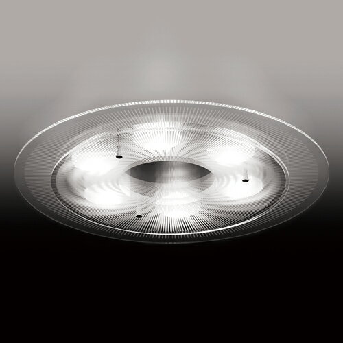 YAMAGIWA ヤマギワ　シーリング照明 P-FLAT 5灯　ランプ付き P-FLAT シーリングライト 5灯 クリア W500mm - YAMAGIWA OnlineStore