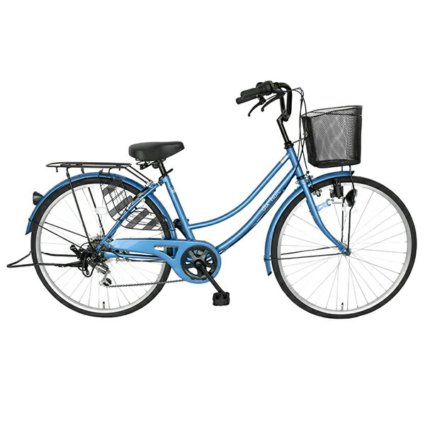 楽天市場】自転車 ママチャリ 軽快車 26インチ 外装6段ギアサン