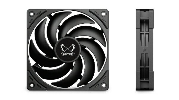 サイズ｜SCYTHE 120mm PWM仕様 ケースファン 1800rpmモデル ブラック WS1225FD18-P