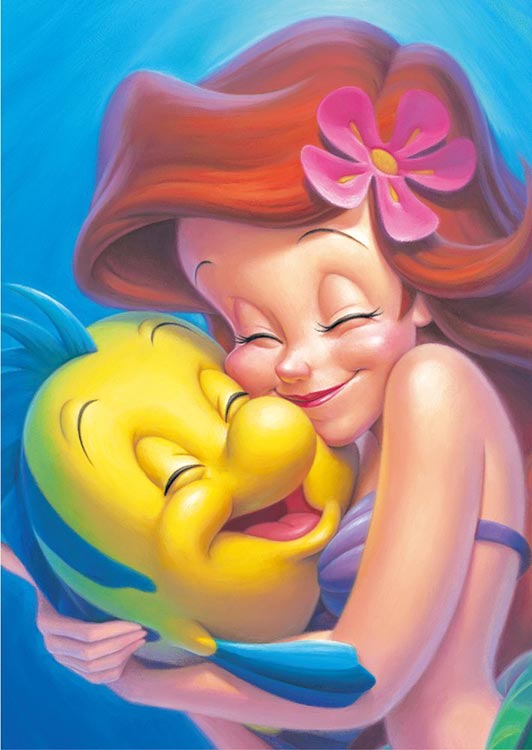 楽天市場】テンヨー 266P ディズニー アリエル＆フランダー