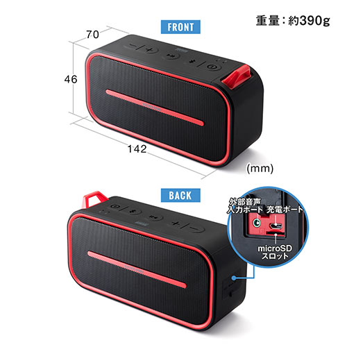 楽天市場】サンワサプライ サンワサプライ Bluetoothスピーカー
