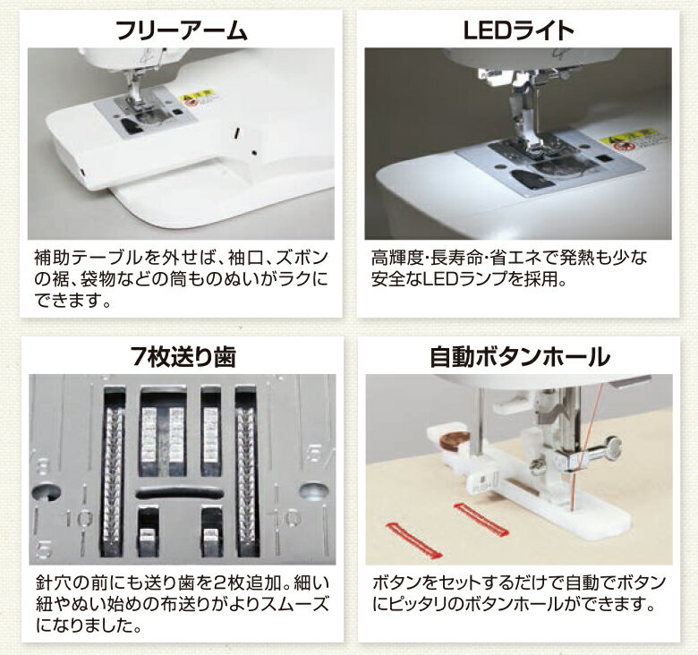 楽天市場】西日本ミシン販売 シンガー SINGER SN1851W ホワイト フット