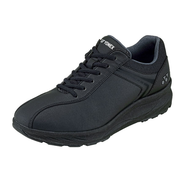 YO-SHWMC103-007-25.0 ヨネックス メンズ ウォーキングシューズ ブラック・サイズ：25.0cm YONEX CASUAL WALK パワークッションMC103