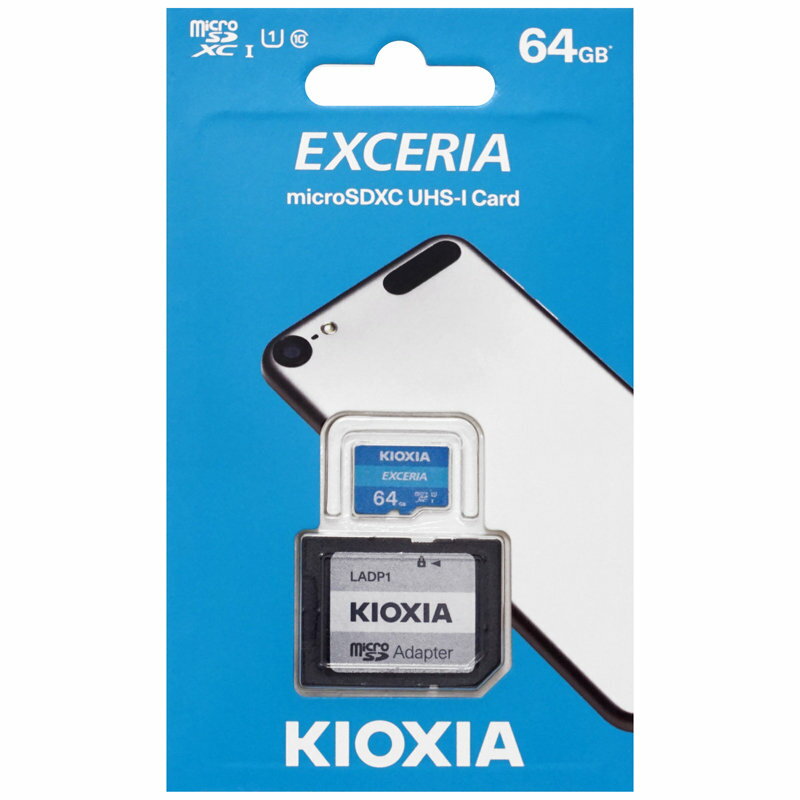 KIOXIA M67 LMEX1L064GG2 64GB microSDXC Class10 UHS-I R-100M 高崎モントレー