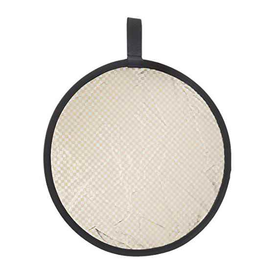 ハーバー HABA Rレフシリーズ・銀、金の市松模様 白 12インチ