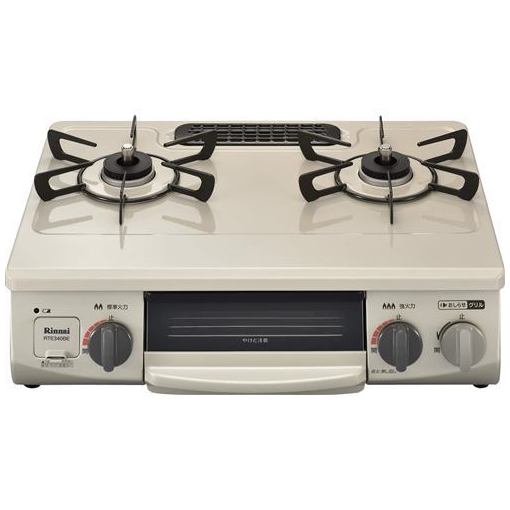 J4133 【リユースのサカイ柏店】Rinnai　リンナイ　都市ガス用 ガステーブル　ガスコンロ　 RTE340BER　ホーロートップ  水無し片面焼グリル　右強火  2022年製 クリーニング済 楽天市場】リンナイ リンナイ RINNAI RTE340BEL 都市ガス 12A・13A用