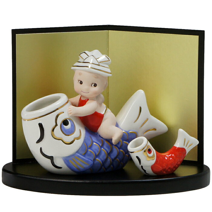 楽天市場】加藤工芸 五月人形 ローズオニールキューピー五月人形