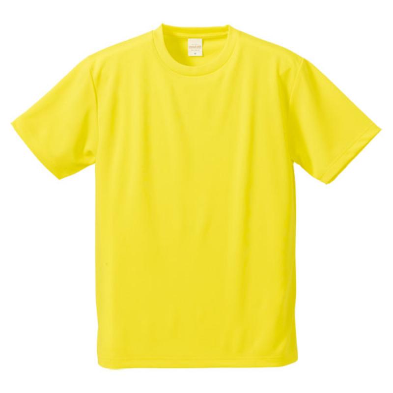 unitedathle ユナイテッドアスレ 4.1オンス ドライtシャツ 590001c イエロー