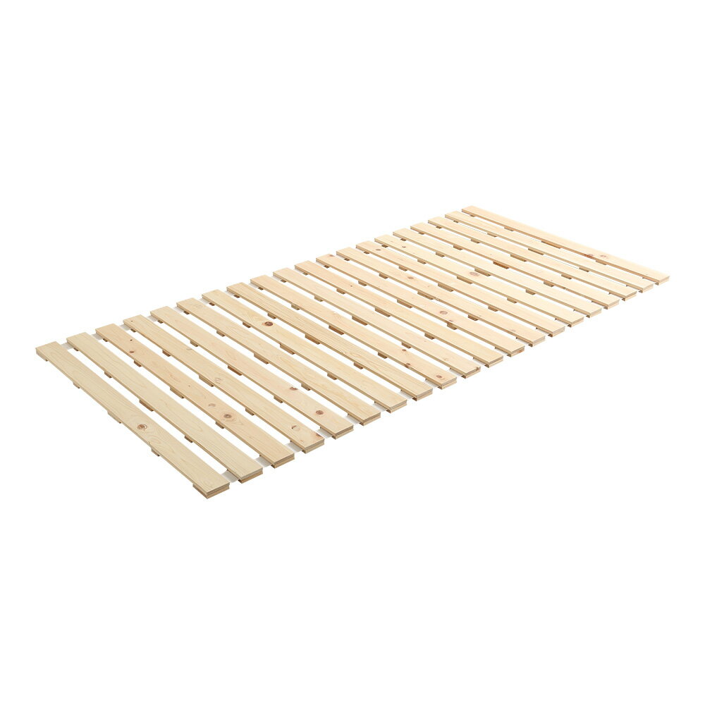 ホームテイスト すのこベッドロール式 檜仕様 シングル ナチュラル HNK-R-S-NA すのこベッド 檜材 通気性 耐荷重 折りたたみ 天然木 シングルベッド 涼風 軽量 高品質