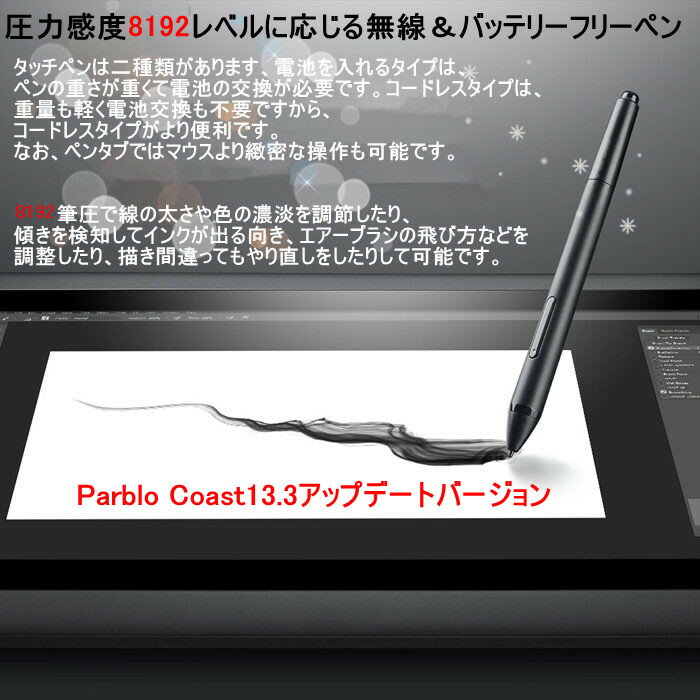 楽天市場】サンコー 13.3インチ液晶ペンタブレット「ミンタブ