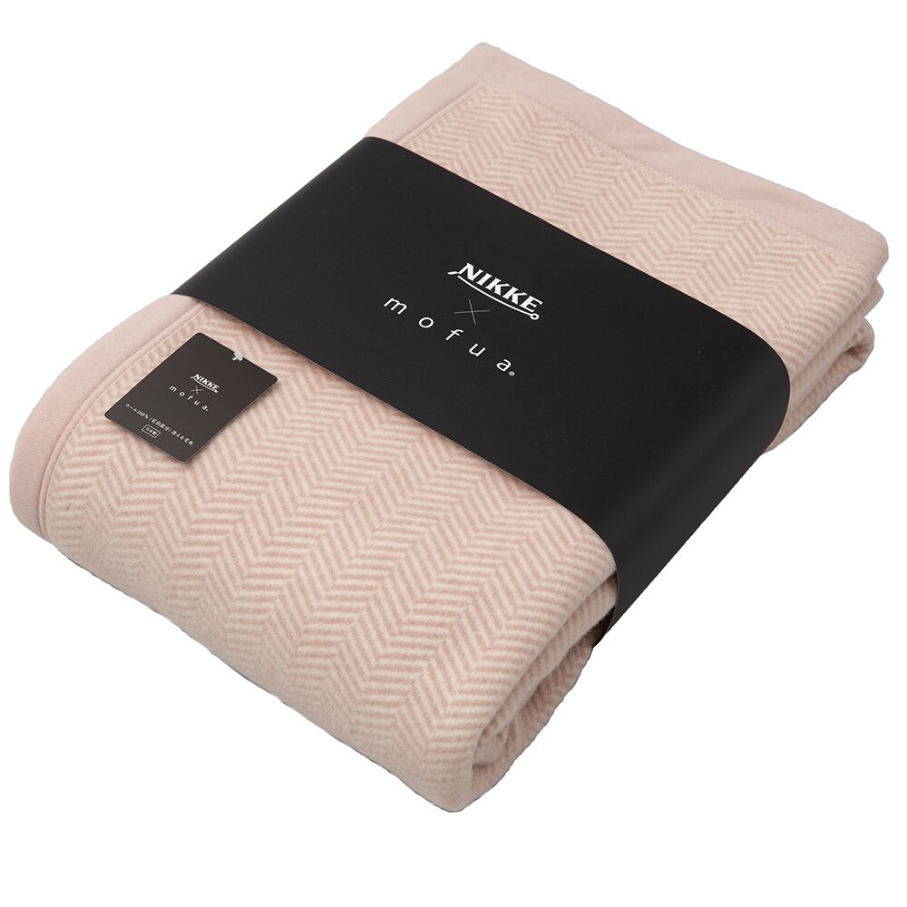 ウール100％ 毛布/寝具 約140×200cm 洗える 日本製 保温性 吸湿性抜群 NIKKE×Niceday 〔ベッドルーム〕