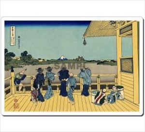 日本 Japan 浮世絵 Ukiyoe マウスパッド Mausupad 4003 葛飾北斎 - 五百らかん寺さざゐどう