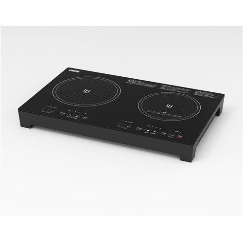 美品　YAMAZEN ヤマゼン　YEH-1456 2口IH調理器　調理台付 ヨドバシ.com - ヤマゼン YAMAZEN 2口 IH調理器 YEH-1456 通販