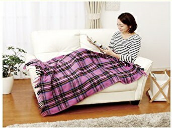 椙山紡織日本製 電気ひざ掛け ネイビー