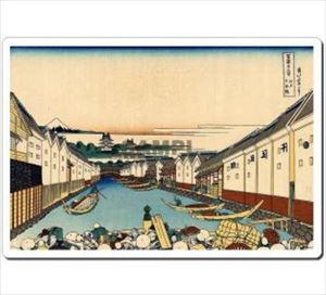 日本 Japan 浮世絵 Ukiyoe マウスパッド Mausupad 4004 葛飾北斎 - 江戸日本橋