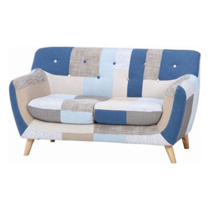 楽天市場】不二貿易 FBC/不二貿易 ファブリック ソファ2p パッチワーク