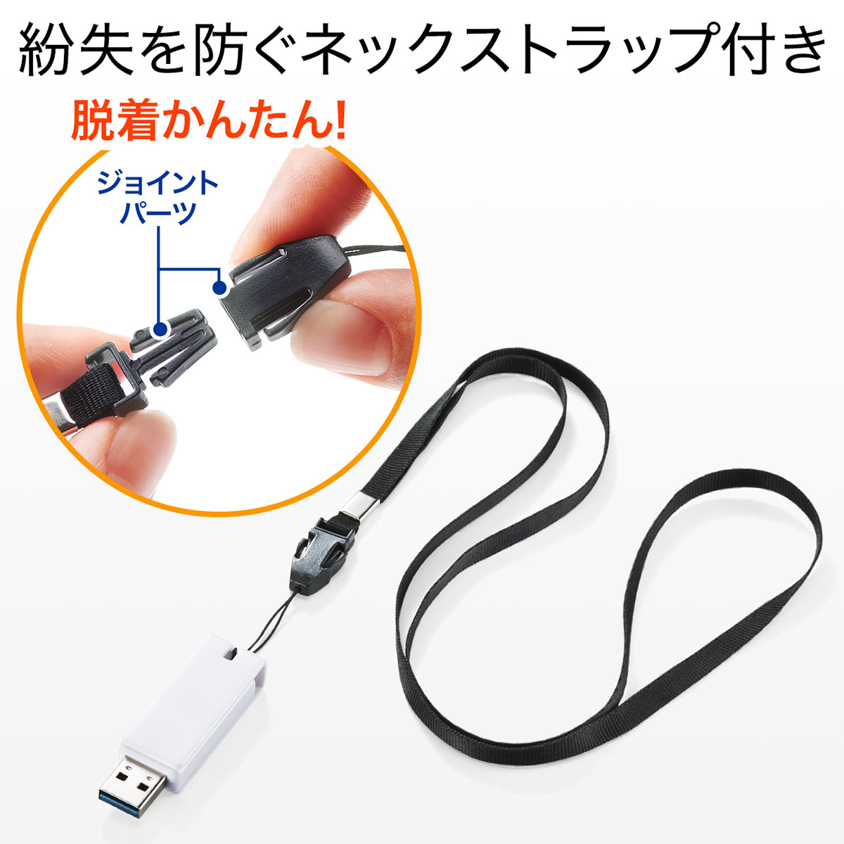 サンワサプライ USBメモリ USB3.0 32GB 600-3US32GW/EZ6-3US32GW