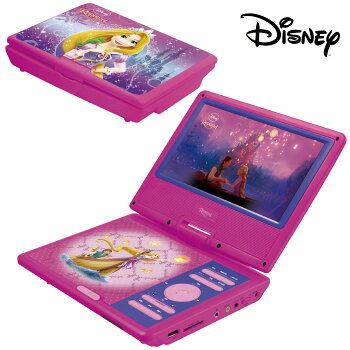 リトルマーメイド 9インチ ポータブル DVDプレーヤー Disney