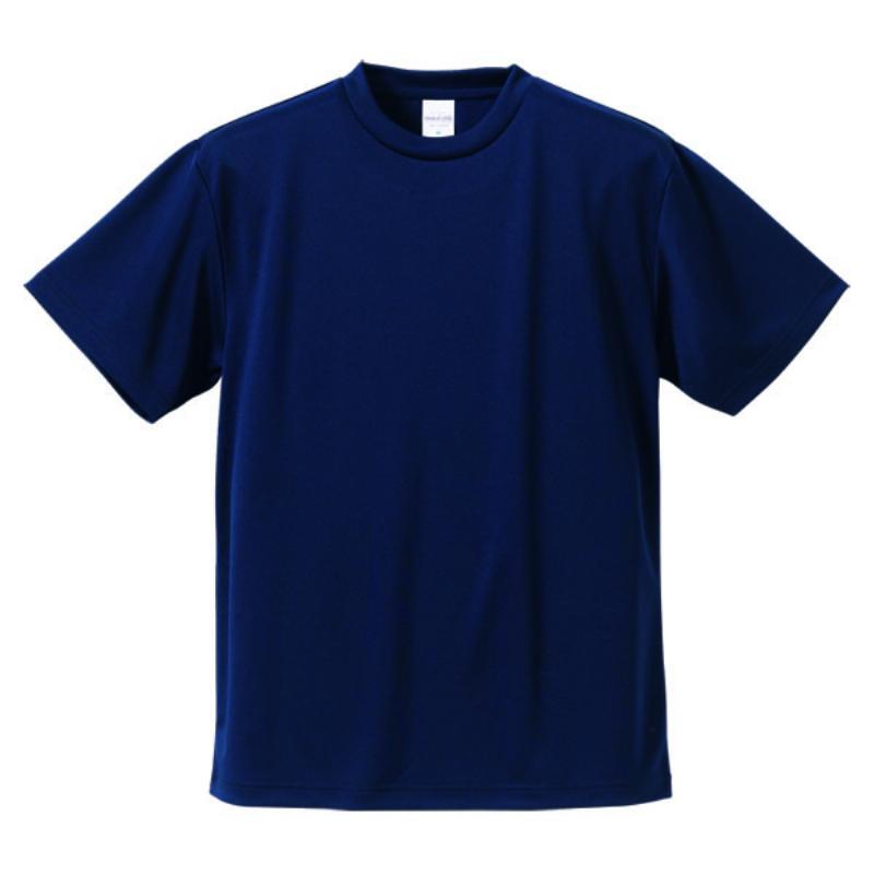 unitedathle ユナイテッドアスレ 4.1オンス ドライtシャツ 590001c ネイビー