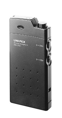 UNI-PEXユニペックス  PLL800MHz帯 2ウェイワイヤレスシステム ワイヤレスマイクロホン WM-C802
