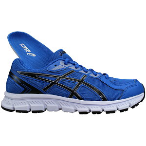 アシックス レーザービーム JC asics TKB106-4290 23cm ブルー×ブラック ジュニア ジョギング スニーカー 男女兼用 軽量 asics アシックス レーザービーム Lazer Beam ホワイト 白