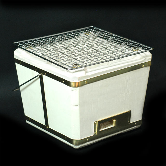 楽天市場】いち屋 七輪 奥能登 天然珪藻土 切り出し七輪 長角30号