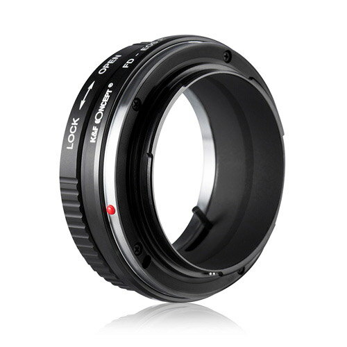 K&F Concept マウントアダプター　KF-FDRF　（キヤノンFDマウントレンズ → キヤノン│RFマウント変換）　絞りリング付き KF-FDRF