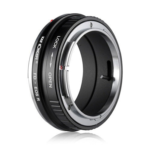 K&F Concept マウントアダプター　KF-FDRF　（キヤノンFDマウントレンズ → キヤノン│RFマウント変換）　絞りリング付き KF-FDRF