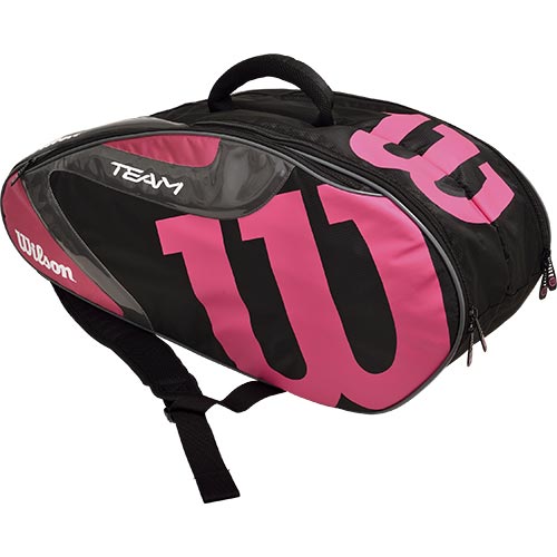楽天市場】ウイルソン wilson テニスバッグケース team j 6 pack