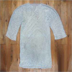 174 【大特価】鎖帷子・チェインメイル　上衣&頭巾セット　9.5kg 楽天市場】鎖帷子 チェーンメイル チェーンメイル 防具 Get Dressed