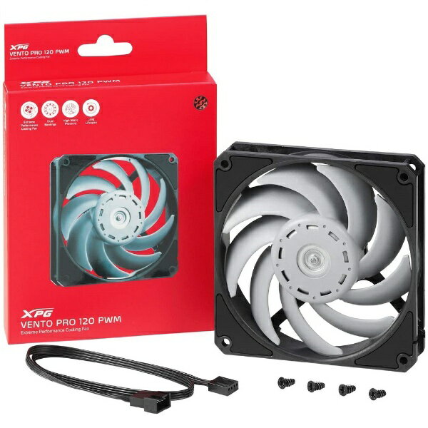 ADATA エイデータ ケースファン 120mm / 2150RPM XPG VENTO PRO 120 PWM VENTOPRO120PWM-BKCWW