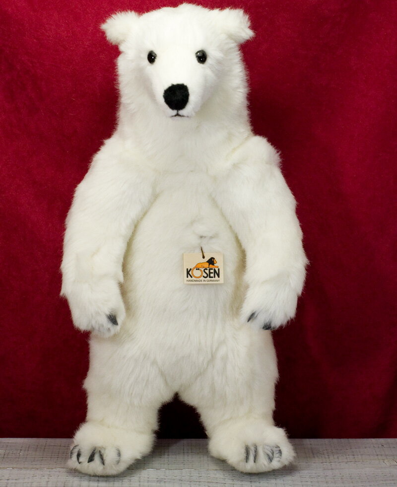 楽天市場】ケーセン社 ぬいぐるみ 限定500 白クマ どろんこ