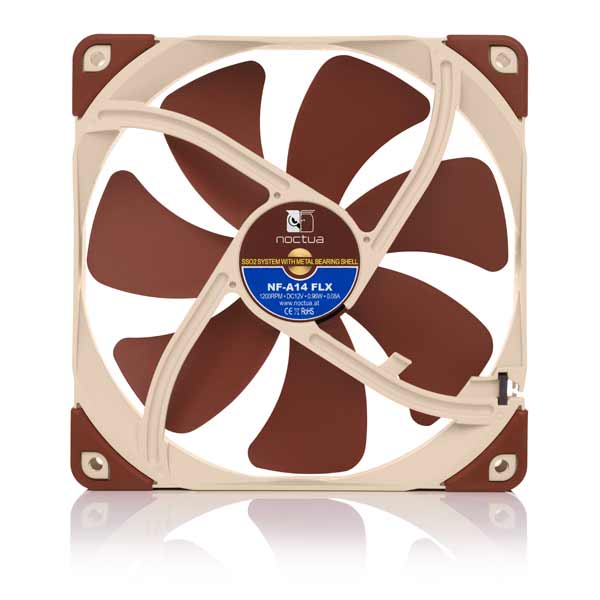 noctua nf a14 flx 静音性の高い 冷却ファン