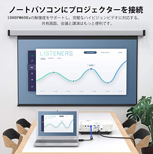 ICZI DisplayPort HDMI 変換アダプタ 最大解像度 1920×1080